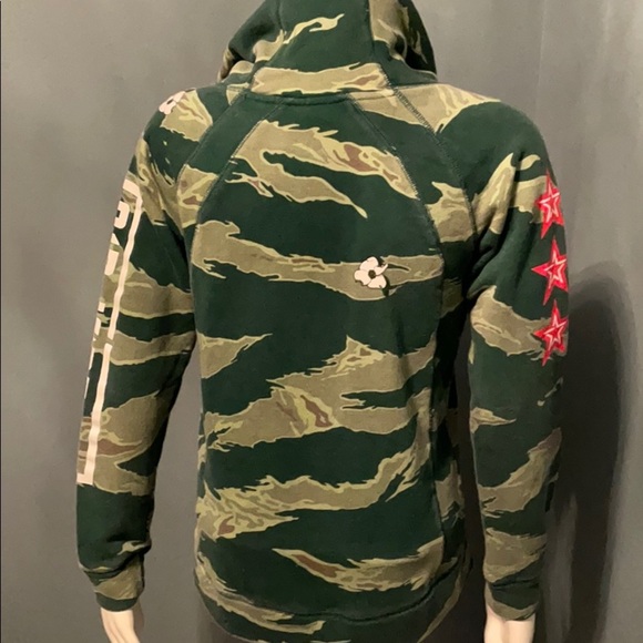 Air Jordan City of Flight Green Camo Floral Hoodie - Picture 5 of 8
